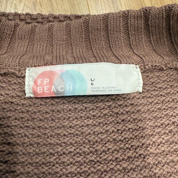 FREE PEOPLE Hailee Cardi Set | Brown - Picture 5 of 7